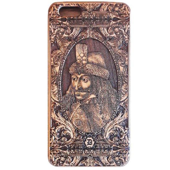 IPhone 6 7 8 X Case wooden engraved Dracula