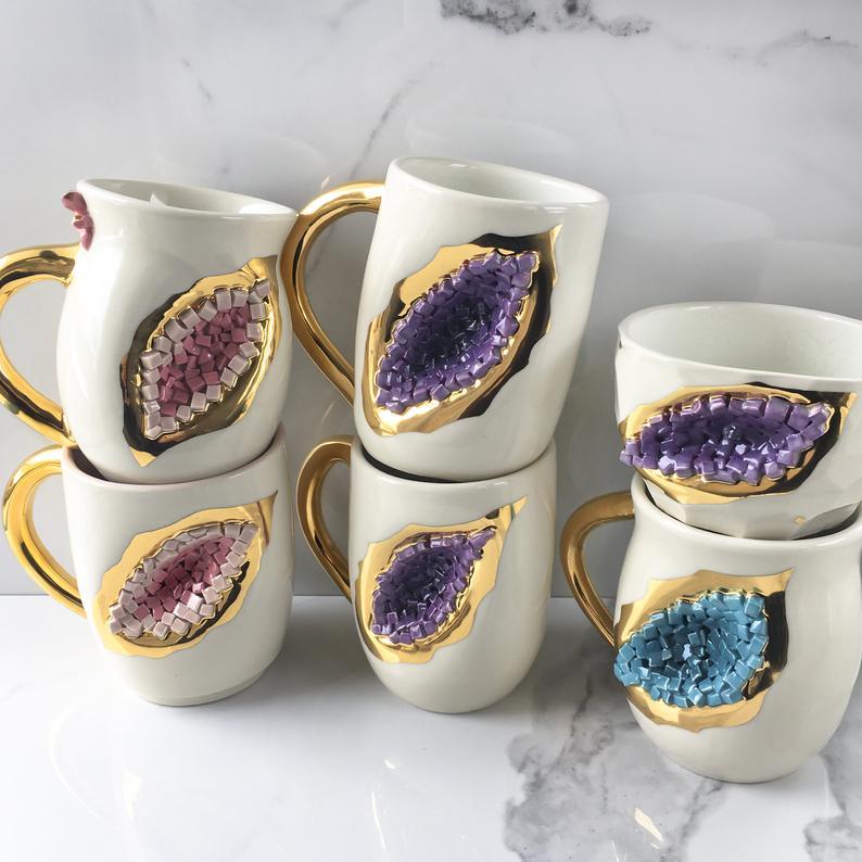 Geode Mug in Amethyst