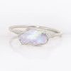 Silver Raw Opal Ring