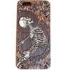 Iphone X Case God's skeleton Wooden Engraving