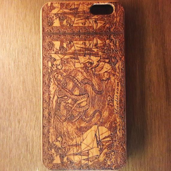 Iphone X Cases Wood Nautical Laser Engraved